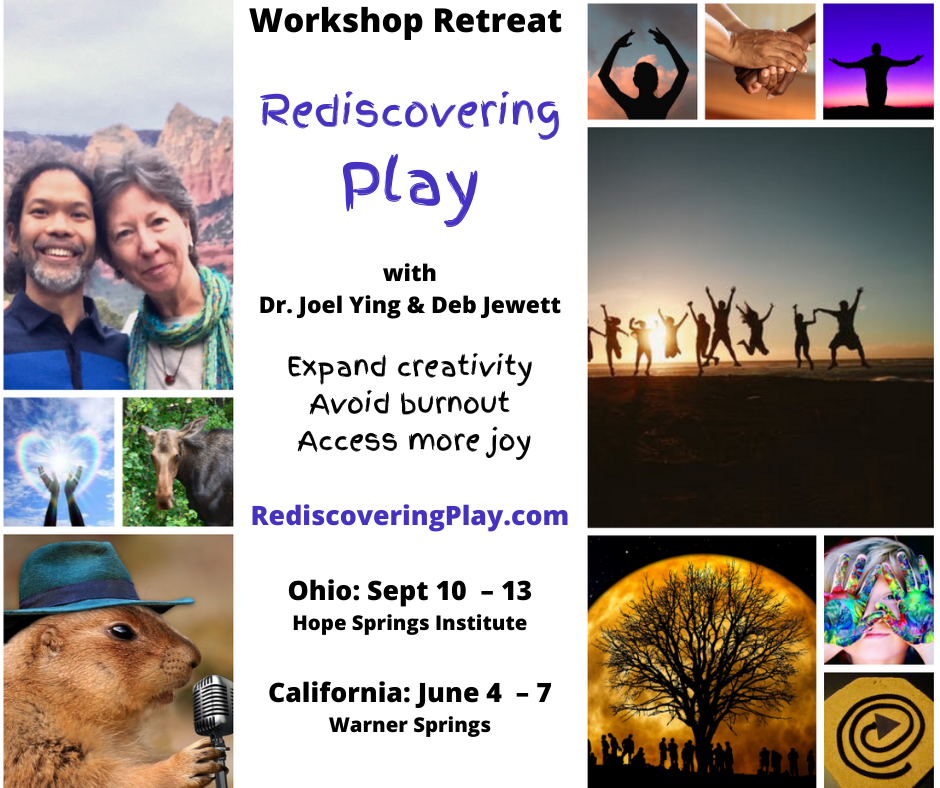 Rediscovering Play - Residential Retreat with Dr. Joel Ying and Deb Jewett at RediscoveringPlay.com